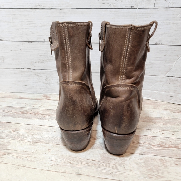 Freebird by Steven "South" double sided zip ankle boots - Picture 5 of 11